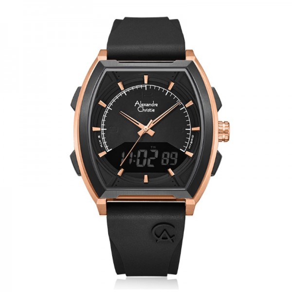 Alexandre Christie AC 9390 Rosegold Black MHRBRBA